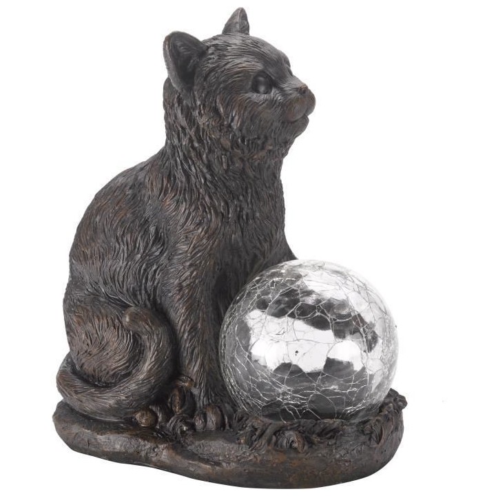 Chat Mystic et Globe craquelé