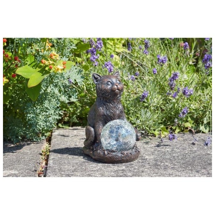 Chat Mystic et Globe craquelé