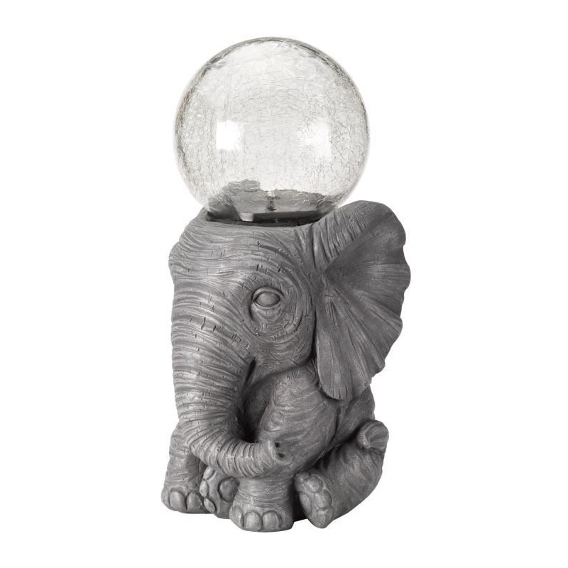 Orbe Eléphant résine et verre