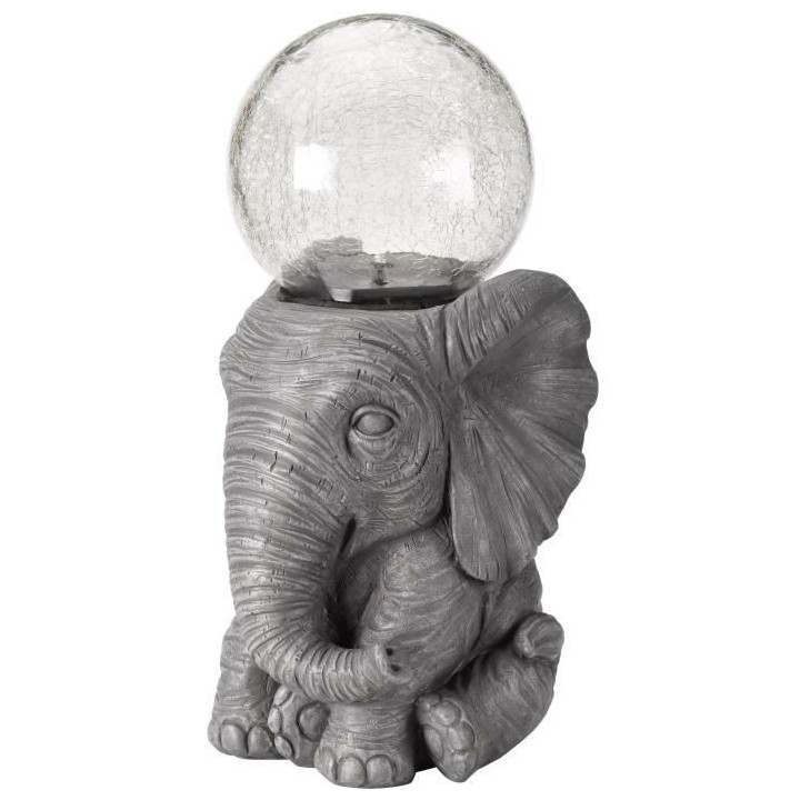 Orbe Eléphant résine et verre