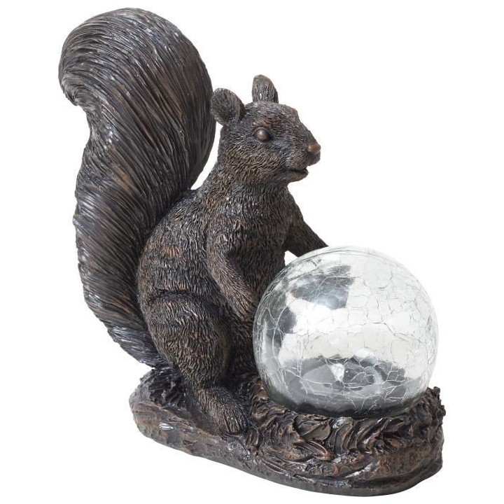 Ecureuil et Globe Craquelé