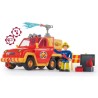 Smoby - Sam le Pompier - Pick Up Vénus - Fonction Lance a Eau - 4 Accessoires + 1 Figurine Incluse - Piles Incluses