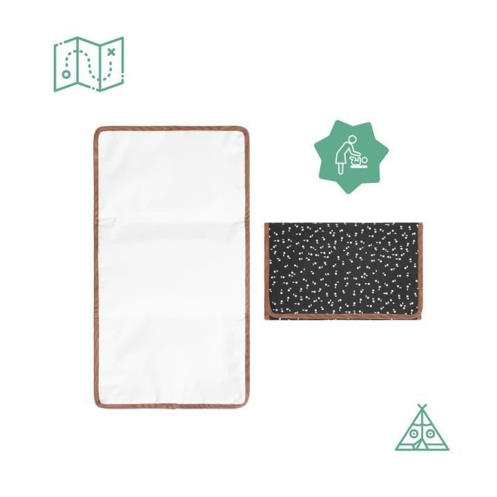 BADABULLE Sac a dos a langer Casual & Go, avec matelas a langer et gra