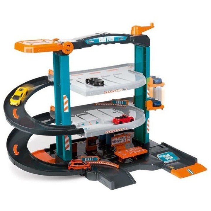 MAJORETTE Garage City Flex + 5 Veh