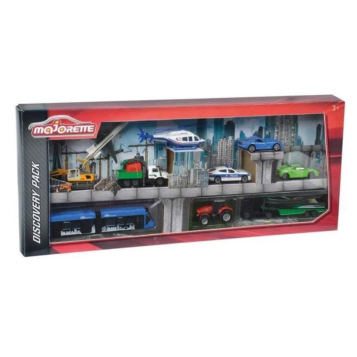 MAJORETTE B200 Set 10 Pieces Decouverte