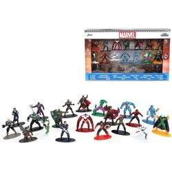 Figurines Coffret 20 pieces 4cm Marvel - Métal - Jada