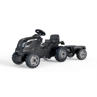 SMOBY Tracteur a pédales Farmer XL + Remorque - Noir