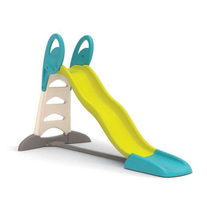 SMOBY Toboggan XL - Bleu/Vert - Glisse : 230cm - H : 142cm
