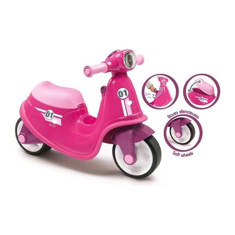 Porteur Scooter - Rose - SMOBY