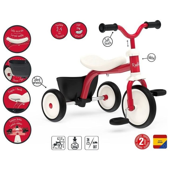 Tricycle rookie Smoby