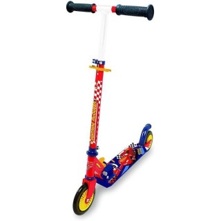 SMOBY - CARS Patinette 2 roues pliable - Strucure métale - Guidon ré
