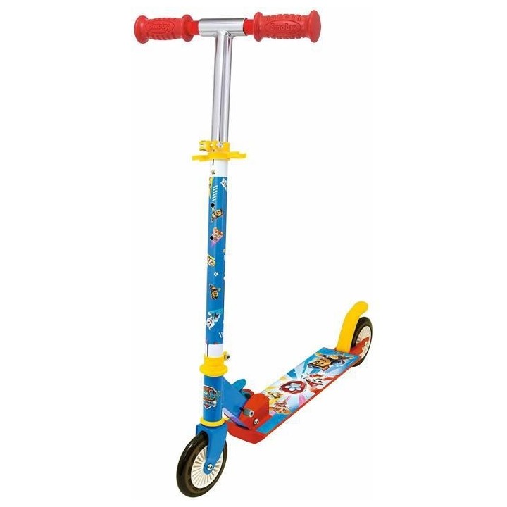 SMOBY - PAT'PATROUILLE Patinette 2 roues pliable - Strucure métale -