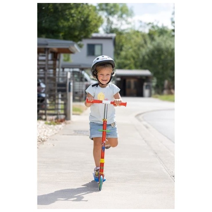 SMOBY - SUPER MARIO Patinette 2 roues pliable - Strucure métale - Gui