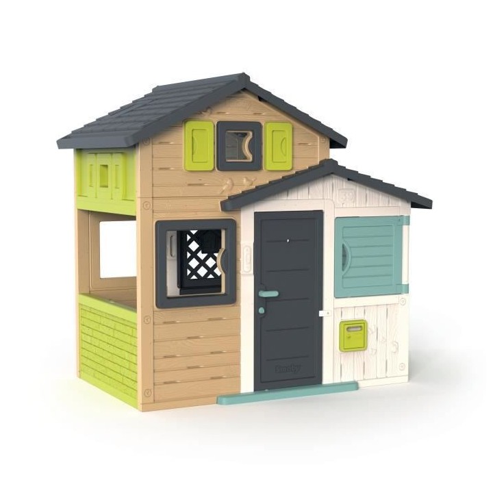 SMOBY Maison Friends House Evo - Anti-UV - 175,4x114,3x162 cm - Compat