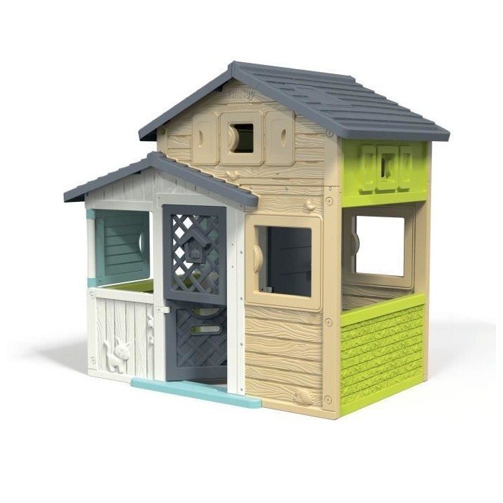 SMOBY Maison Friends House Evo - Anti-UV - 175,4x114,3x162 cm - Compat