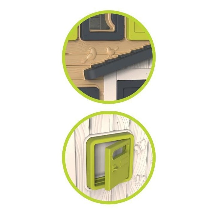 SMOBY Maison Friends House Evo - Anti-UV - 175,4x114,3x162 cm - Compat