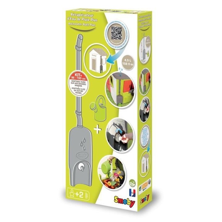 SMOBY Récupérateur d'eau Plus adaptée aux maisons Smoby compatibles