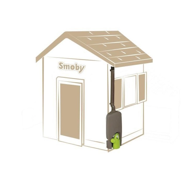 SMOBY Récupérateur d'eau Plus adaptée aux maisons Smoby compatibles