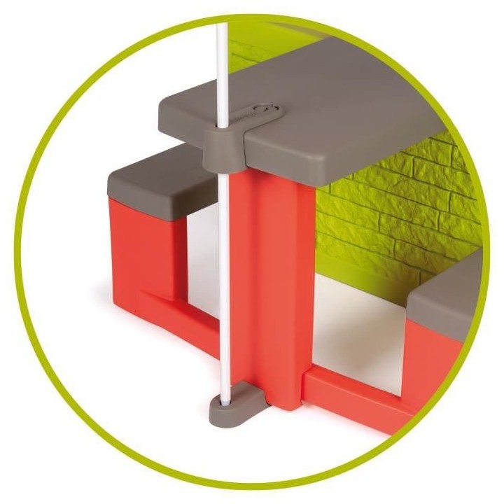 SMOBY Parasol adapté aux tables pique-nique Smoby - 80x90 cm
