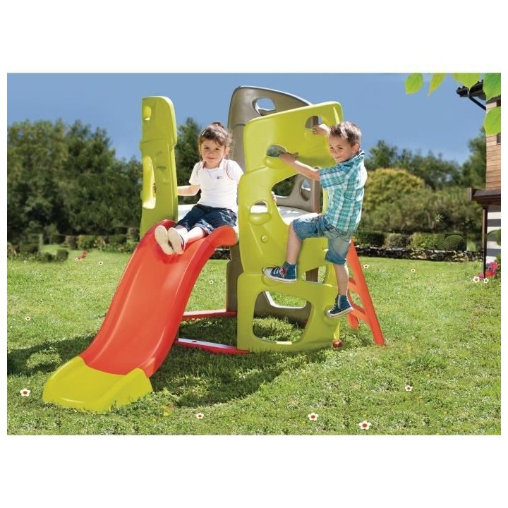 SMOBY Air de jeux Tour d'Escalade - Multi-activités
