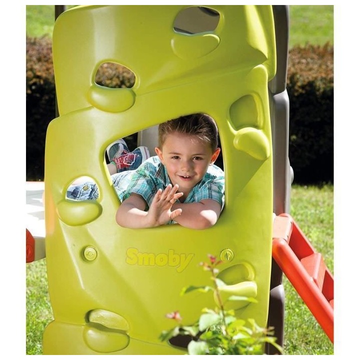 SMOBY Air de jeux Tour d'Escalade - Multi-activités