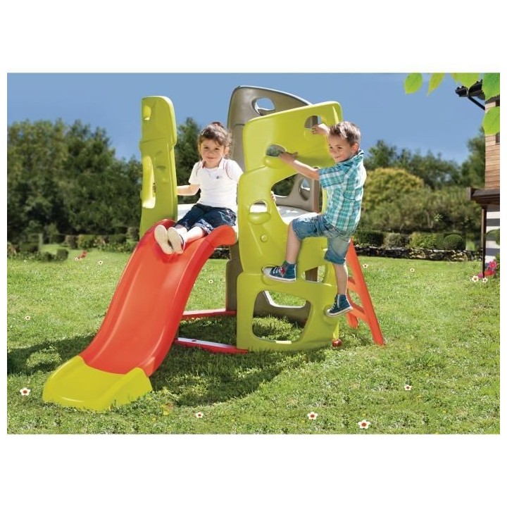 SMOBY Air de jeux Tour d'Escalade - Multi-activités