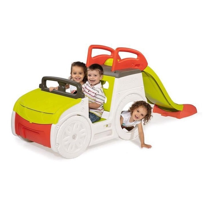 SMOBY Air de jeux Adventure Car - Multi-activités
