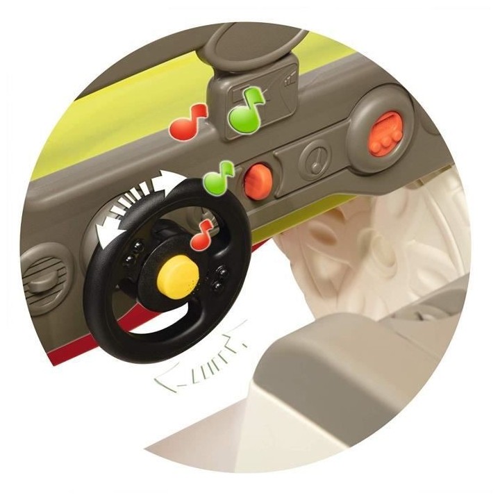 SMOBY Air de jeux Adventure Car - Multi-activités