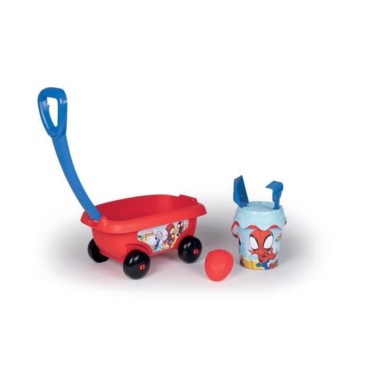 SPIDEY CHARIOT DE PLAGE GARNI