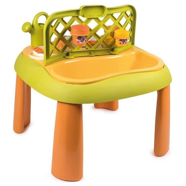 SMOBY - Silence ça Pousse Table de jardinage + accessoires - Fabricat