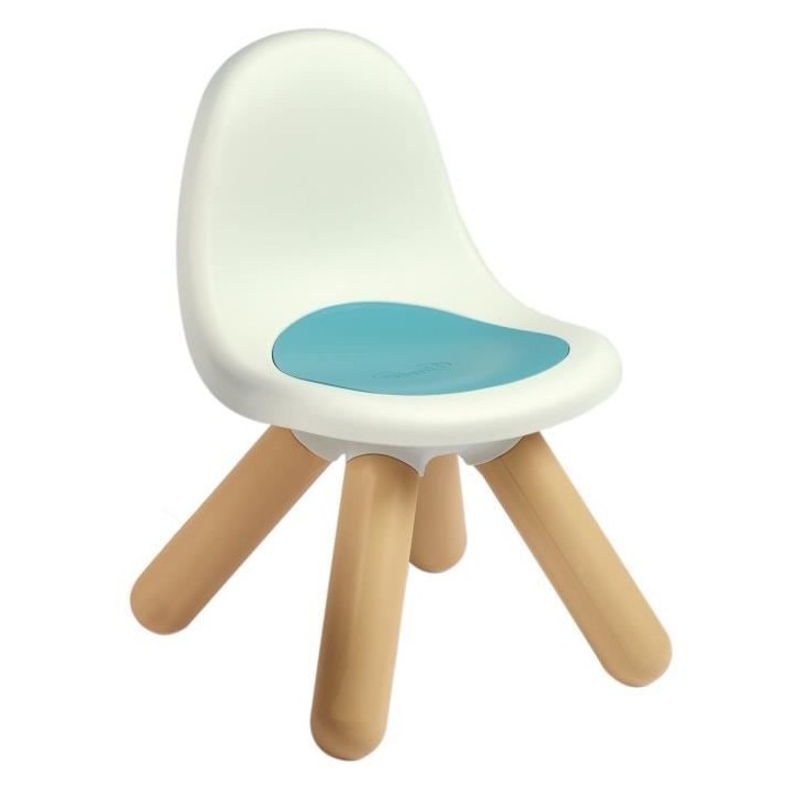 SMOBY - KID Chaise enfant bleue - Anti UV - Max 50 Kg - Fabrication fr