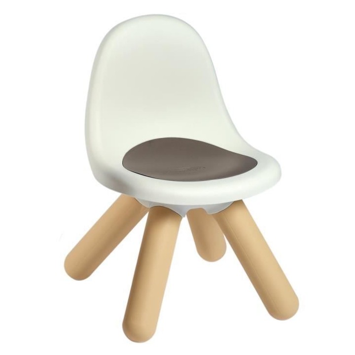 SMOBY - KID Chaise enfant grise - Anti UV - Max 50 Kg - Fabrication fr