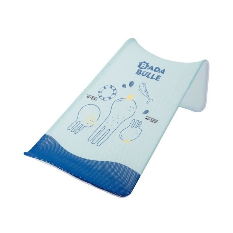 Badabulle Hamac de bain ergonomique, Antidéparant, Tissu respirant, 0-6 mois