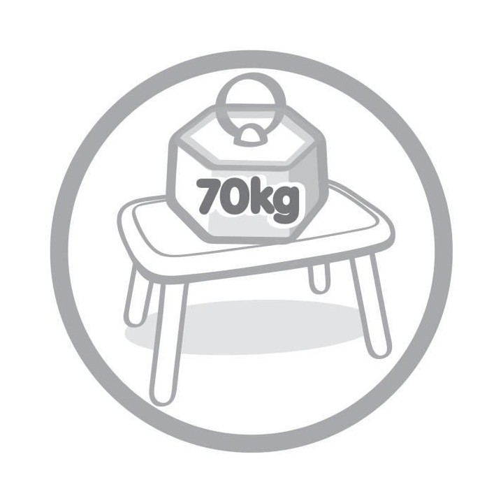 SMOBY - KID Table enfant verte - Anti UV - 4 enfants - Fabrication fra