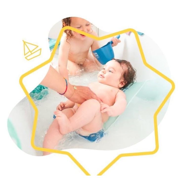 Badabulle Hamac de bain ergonomique, Antidéparant, Tissu respirant, 0