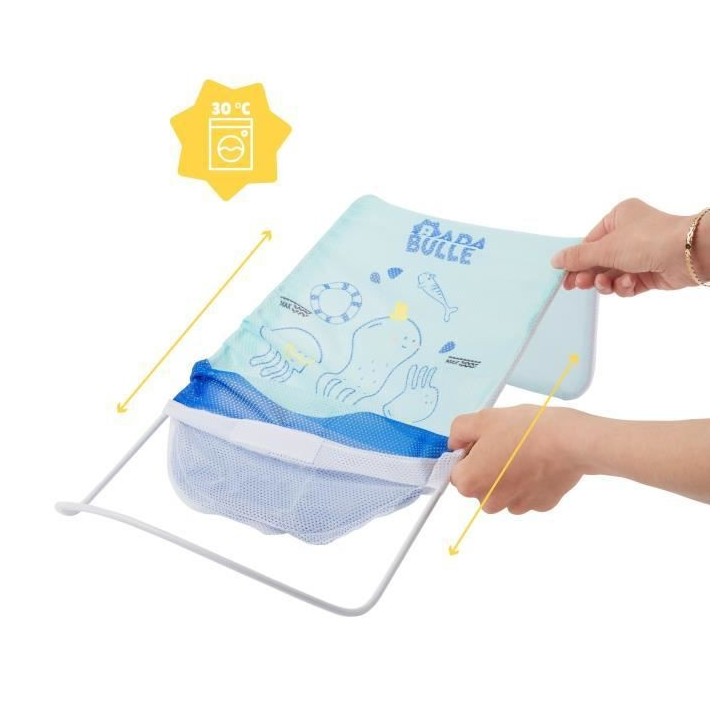 Badabulle Hamac de bain ergonomique, Antidéparant, Tissu respirant, 0