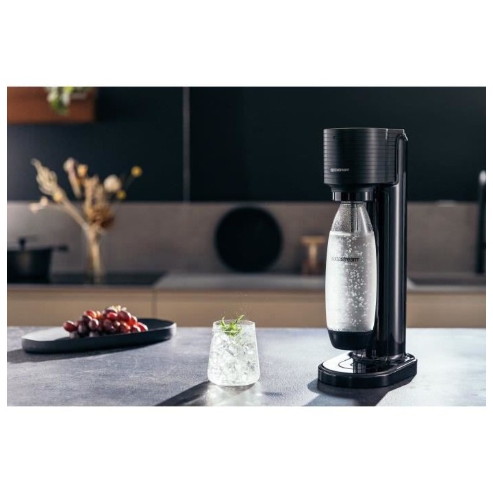Machine a soda - SODASTREAM - Gaia - Noire