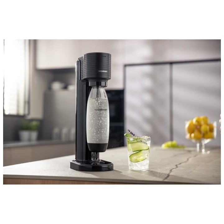 Machine a soda - SODASTREAM - Gaia - Noire