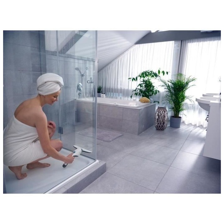 LEIFHEIT 51030 - Set aspirateur a vitres Nemo - Réservoir 60ml - Auto