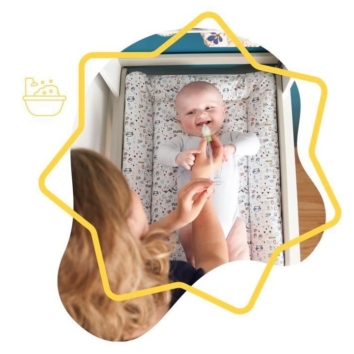 Badabulle Mouche-bébé manuel, aspiration buccale, Filtre breveté pa