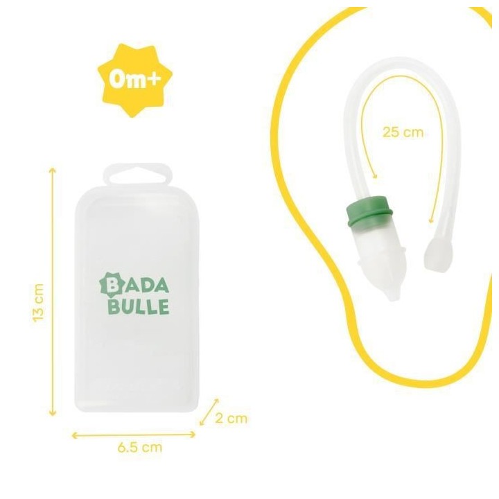Badabulle Mouche-bébé manuel, aspiration buccale, Filtre breveté pa