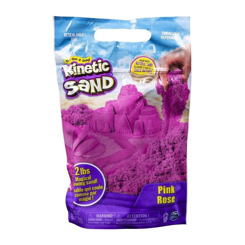 Kinetic Sand - Recharge Sable Rose - 907 grammes - Des 3 ans