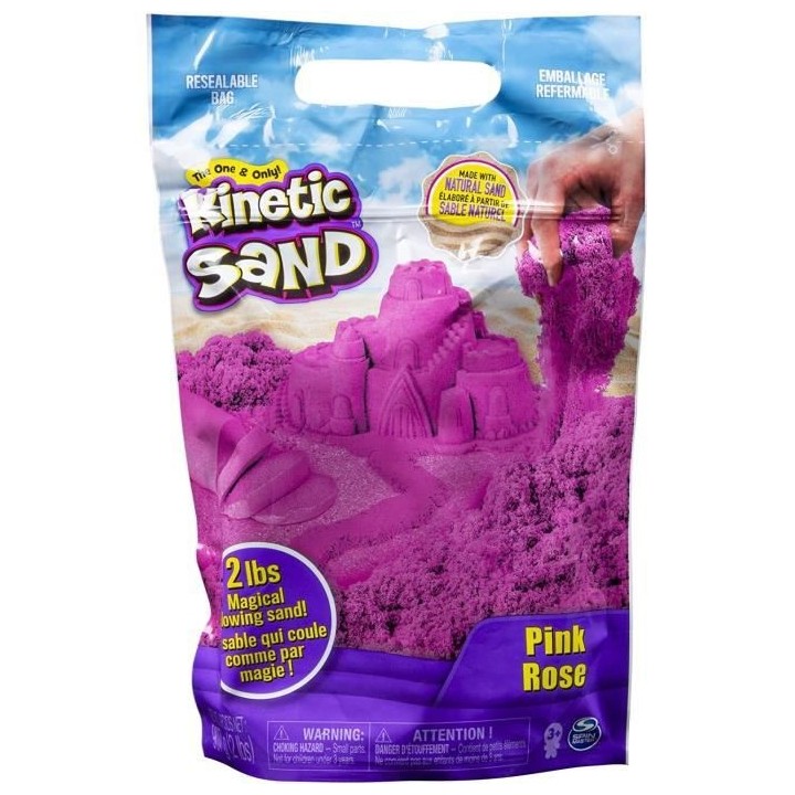 Kinetic Sand - Recharge Sable Rose - 907 grammes - Des 3 ans