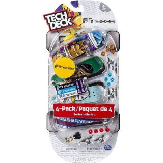 Finger Skate - Tech Deck - Pack 4 Fingers Skates - 6028815 - Authentiq