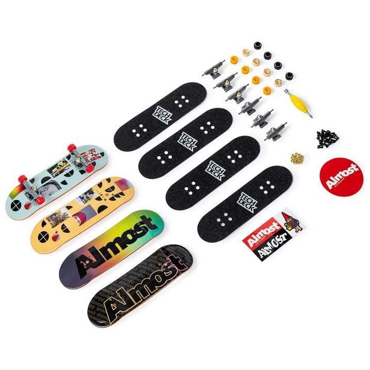 Finger Skate - Tech Deck - Pack 4 Fingers Skates - 6028815 - Authentiq
