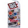 Finger Skate - Tech Deck - Pack 4 Fingers Skates - 6028815 - Authentique Planches a roulettes a customiser 96 mm - Modele aléat