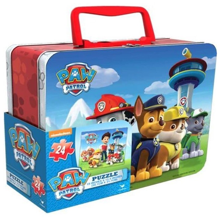 LA PAT' PATROUILLE - Grande Valisette de 2 Puzzles Lenticulaires - 24