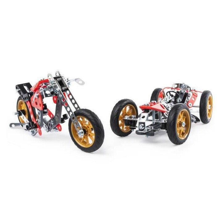 MECCANO Voiture et moto - 5 modeles