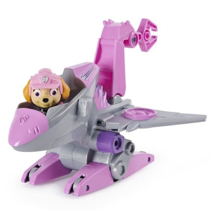 PAT PATROUILLE - VEHICULE + FIGURINE DELUXE STELLA DINO RESCUE Paw Pat