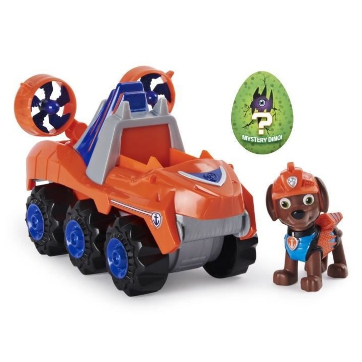 PAT PATROUILLE - VEHICULE + FIGURINE DELUXE ZUMA DINO RESCUE Paw Patro